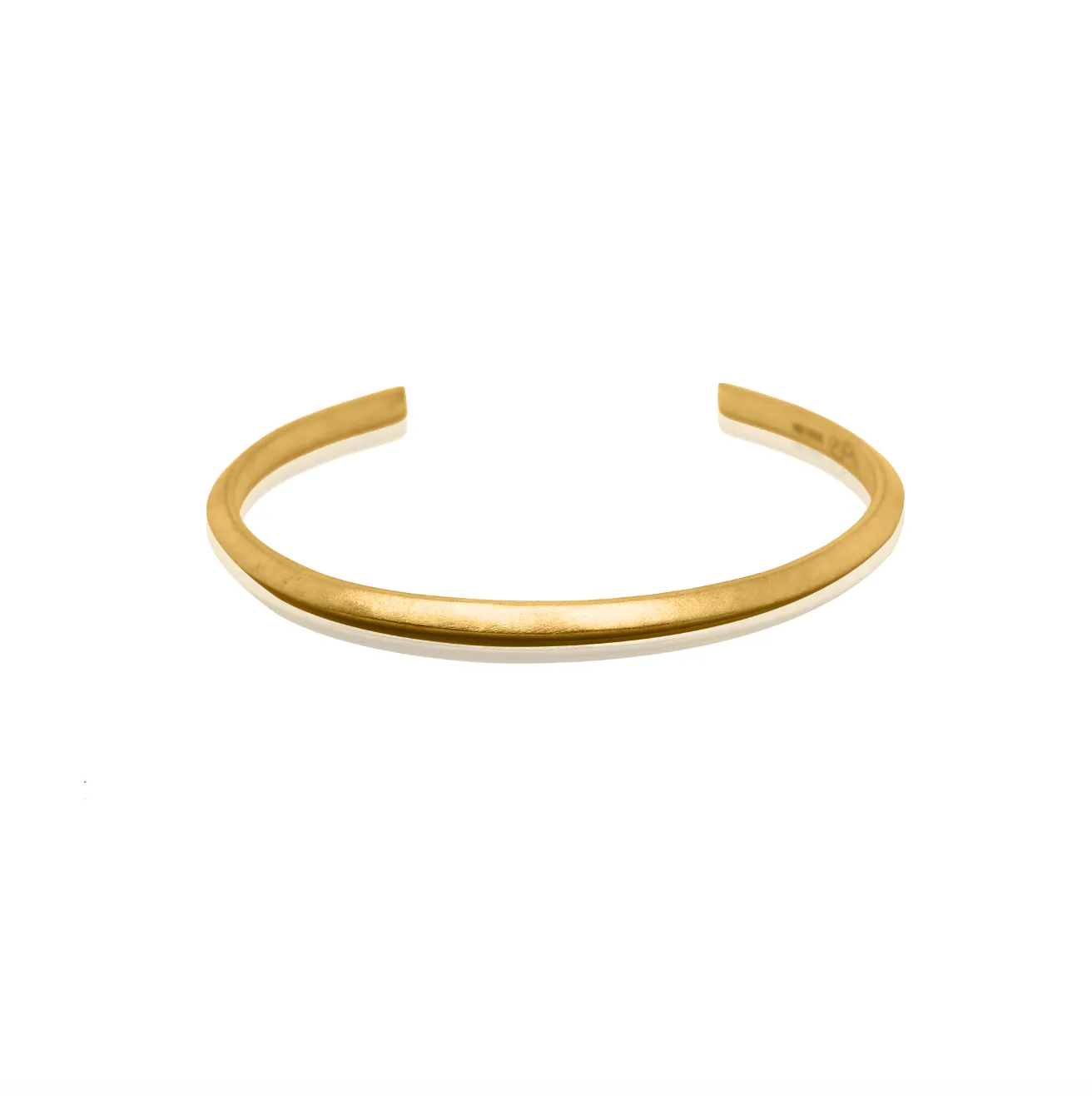 24Kt Gold Classic Ridged Bangle