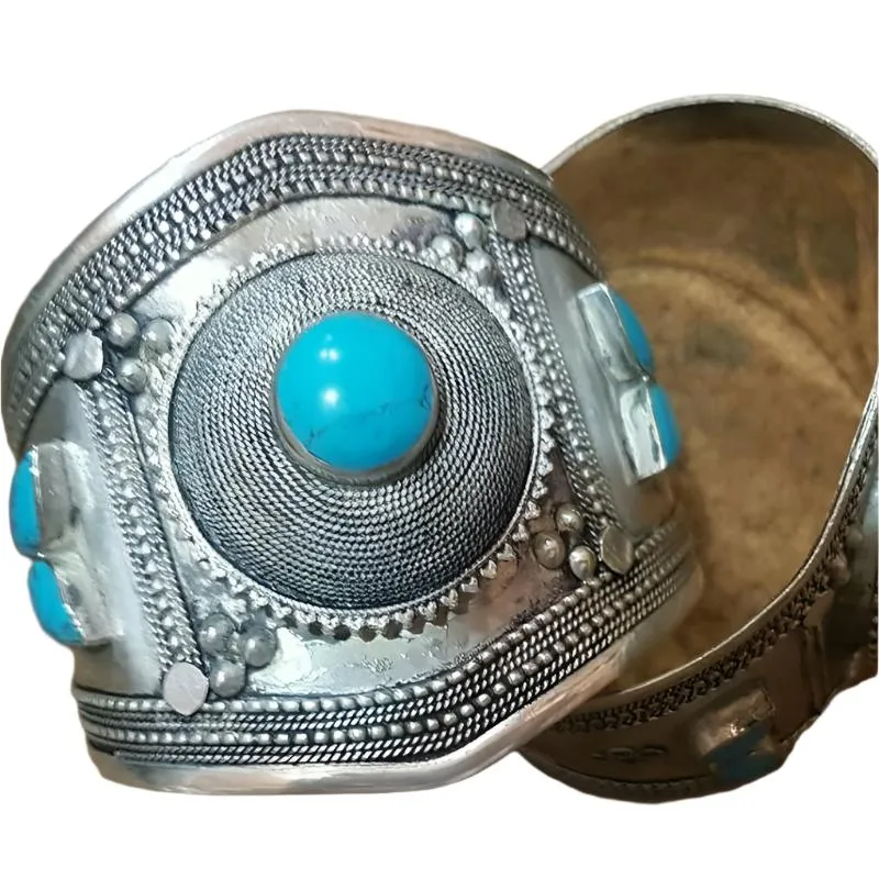 Afghan Kuchi Cuff With Stones