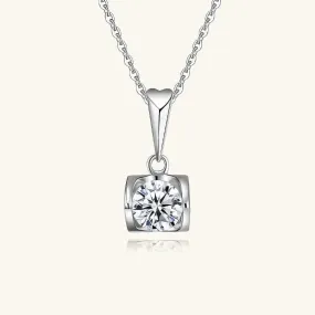 Angel's Kiss Moissanite Pendant Necklace