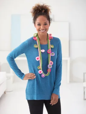 Apple Blossom Necklace (Crochet)