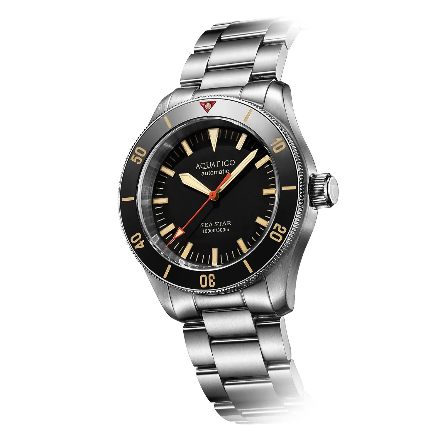 Aquatico Sea Star V2 Black Ceramic Bezel