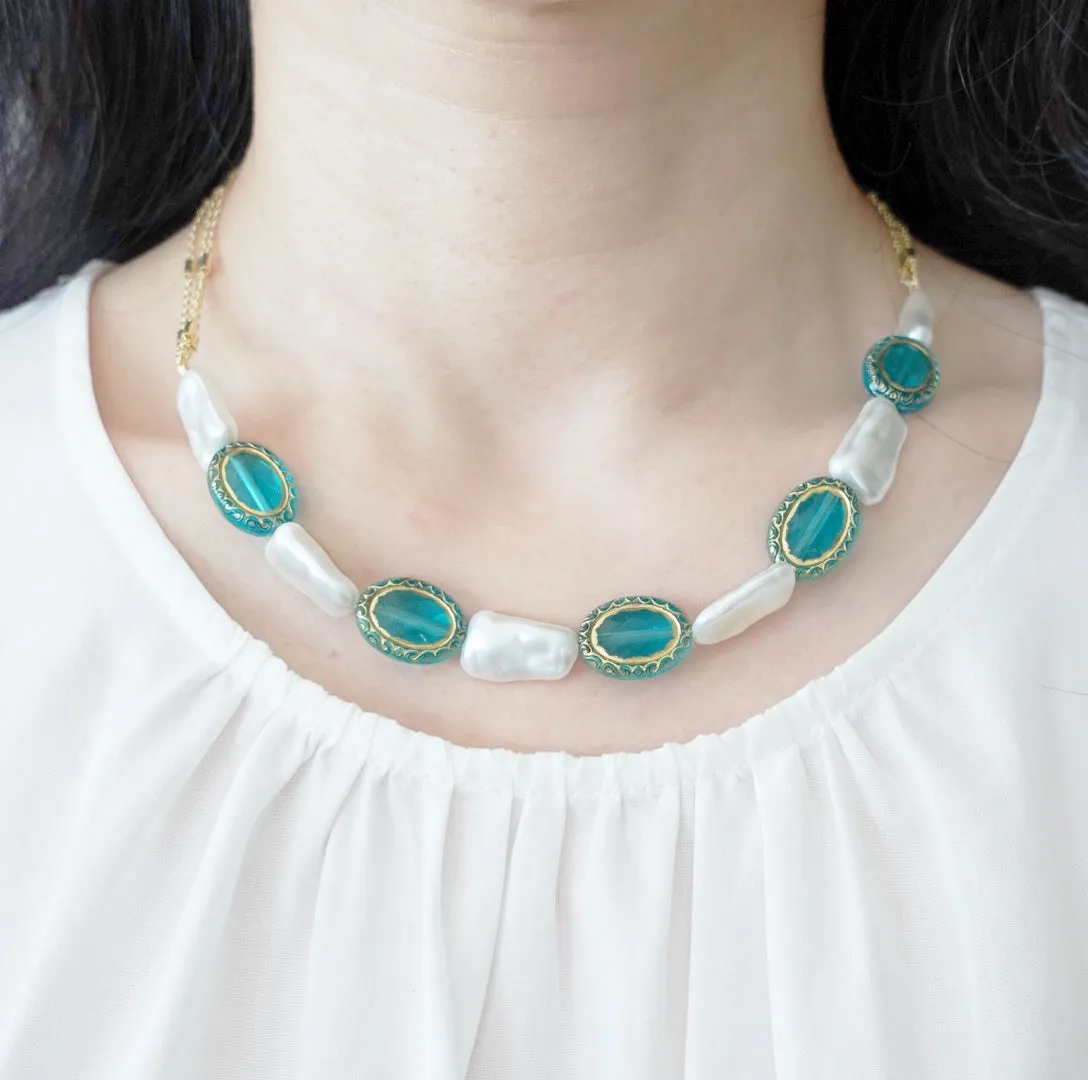 Atlantis Palatial Gemstone Necklace