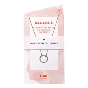 Balance Circle Necklace