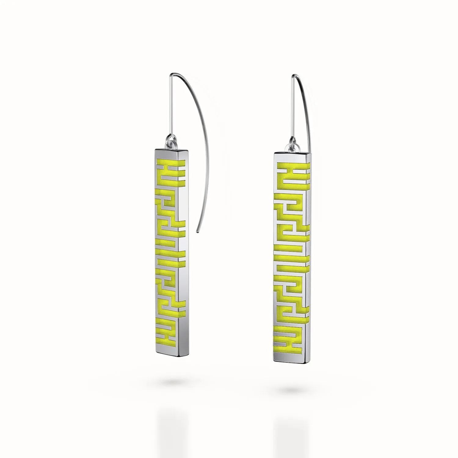 Ban Zu Earrings - Lime Green