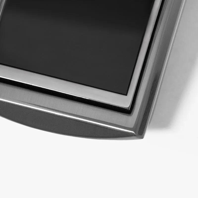 Black Full Grain Leather Belt (Custom - Front Sq)