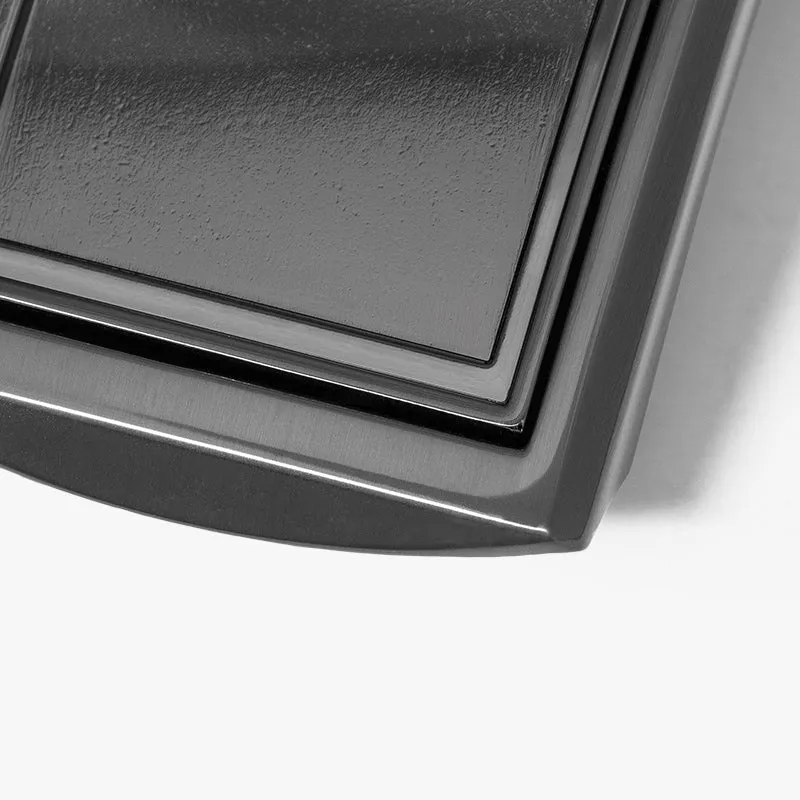 Black Full Grain Leather Belt (Custom - Front Sq)