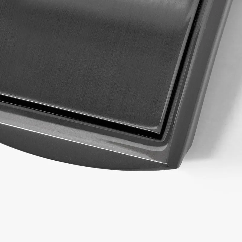 Black Full Grain Leather Belt (Custom - Front Sq)