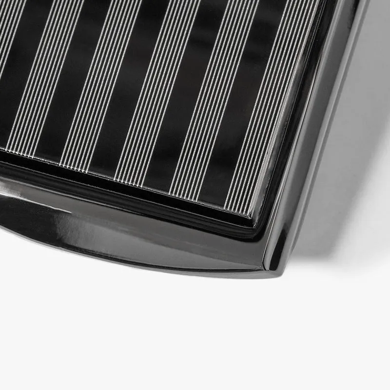 Black Full Grain Leather Belt (Custom - Front Sq)