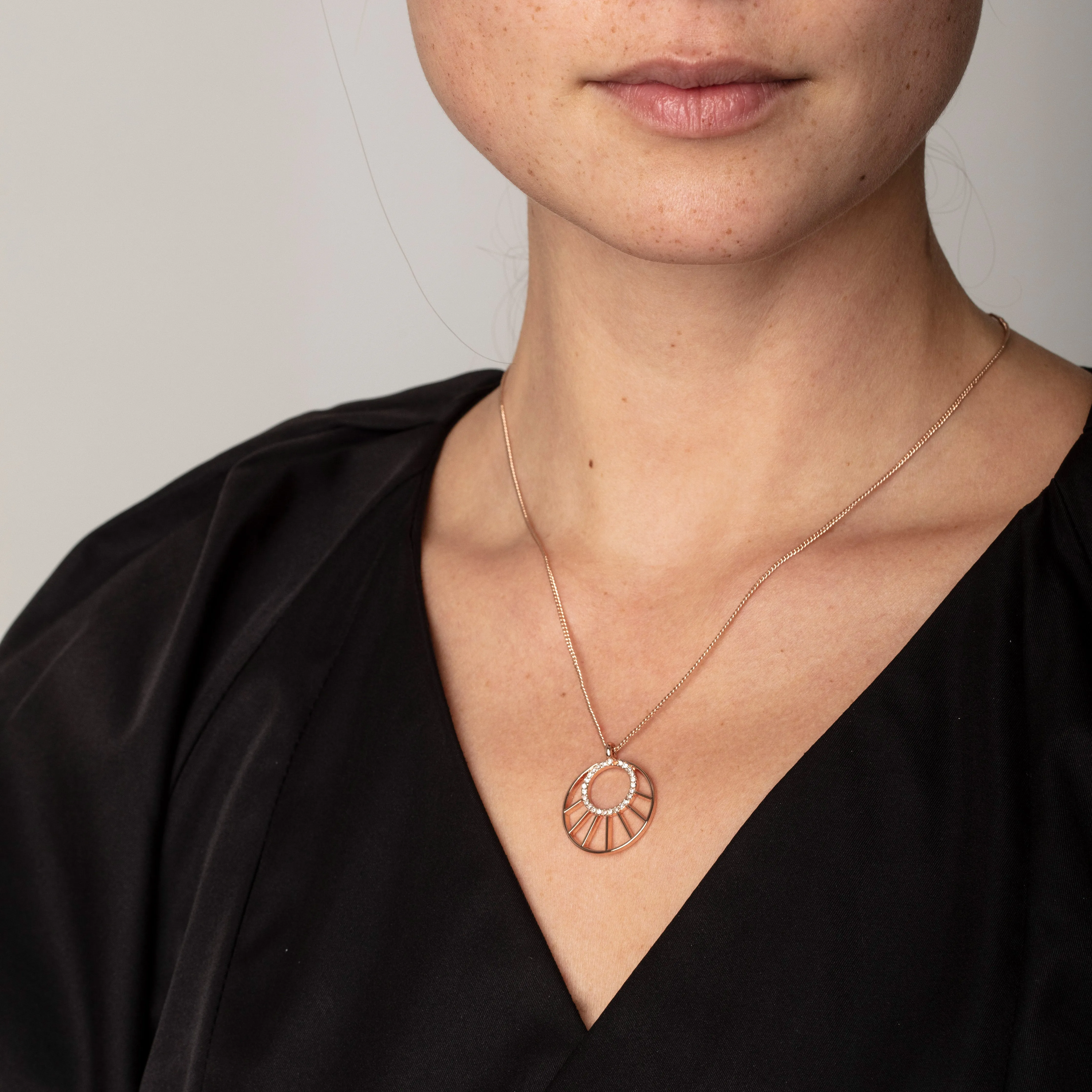 CASSIE necklace rosegold-plated