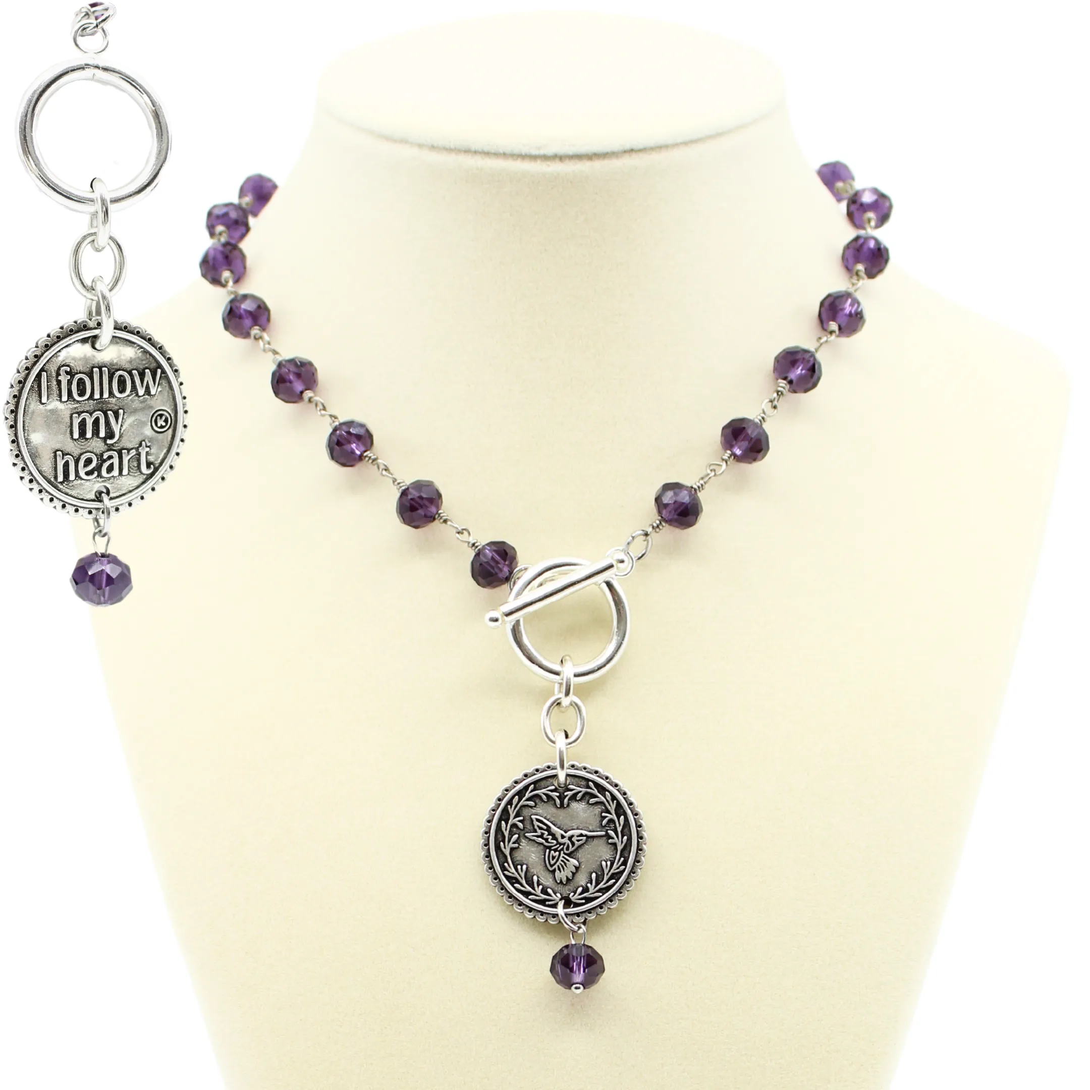 CHOOSE YOUR MESSAGE | PLUM | Rosary Choker