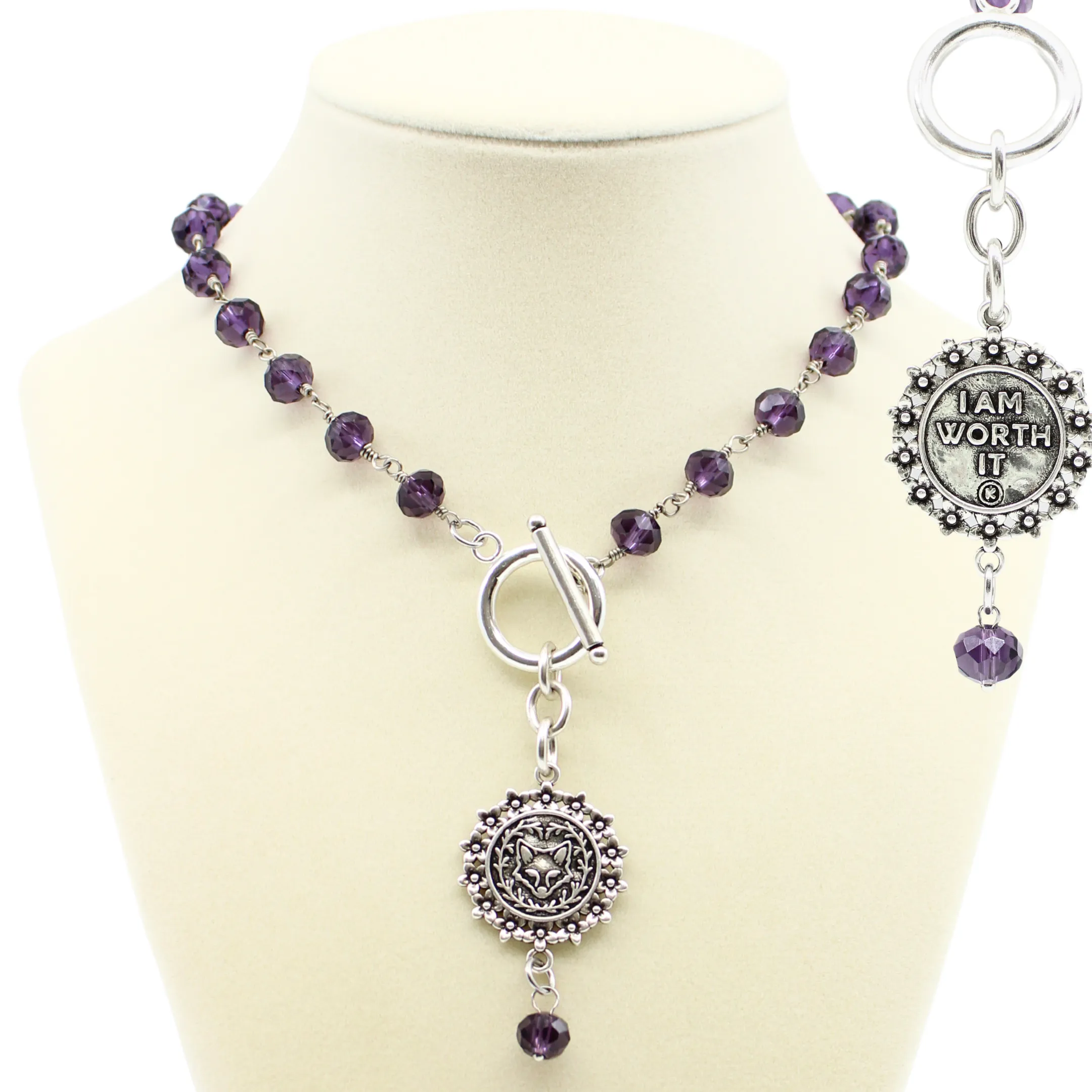 CHOOSE YOUR MESSAGE | PLUM | Rosary Choker