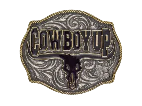 Cowboy Up Buckle
