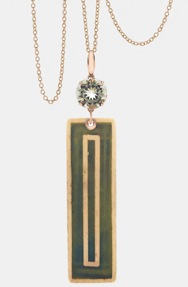 Easy Living 10P Necklace, Wood