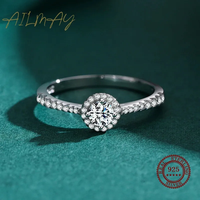 Elegant Silver Stone Ring