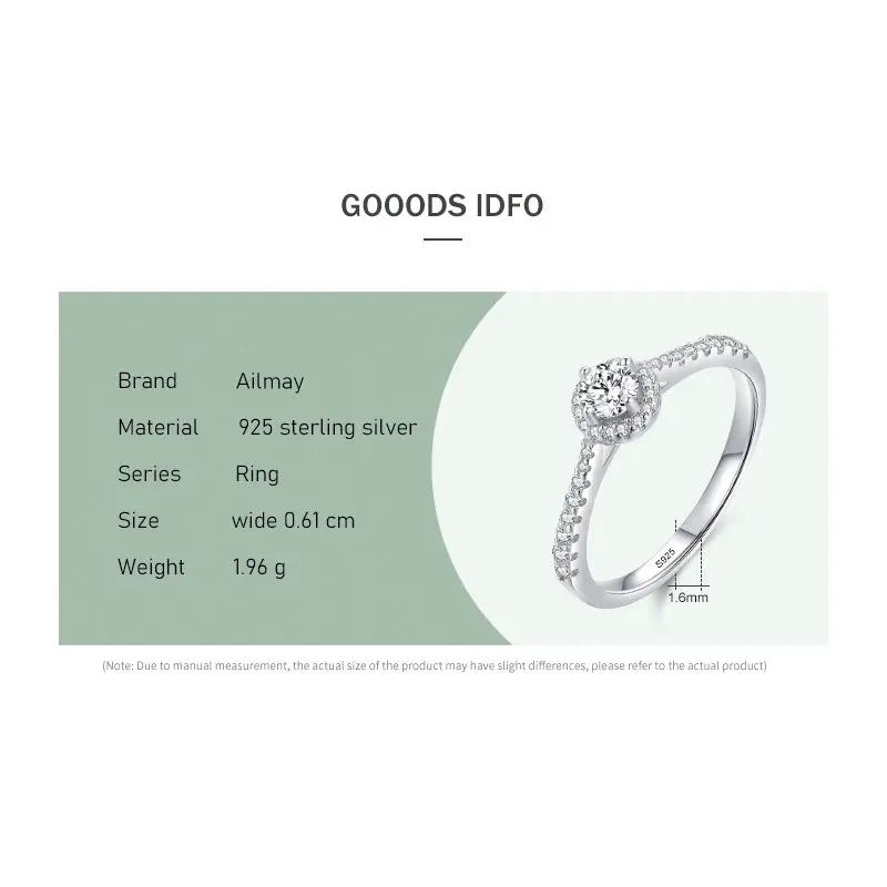 Elegant Silver Stone Ring