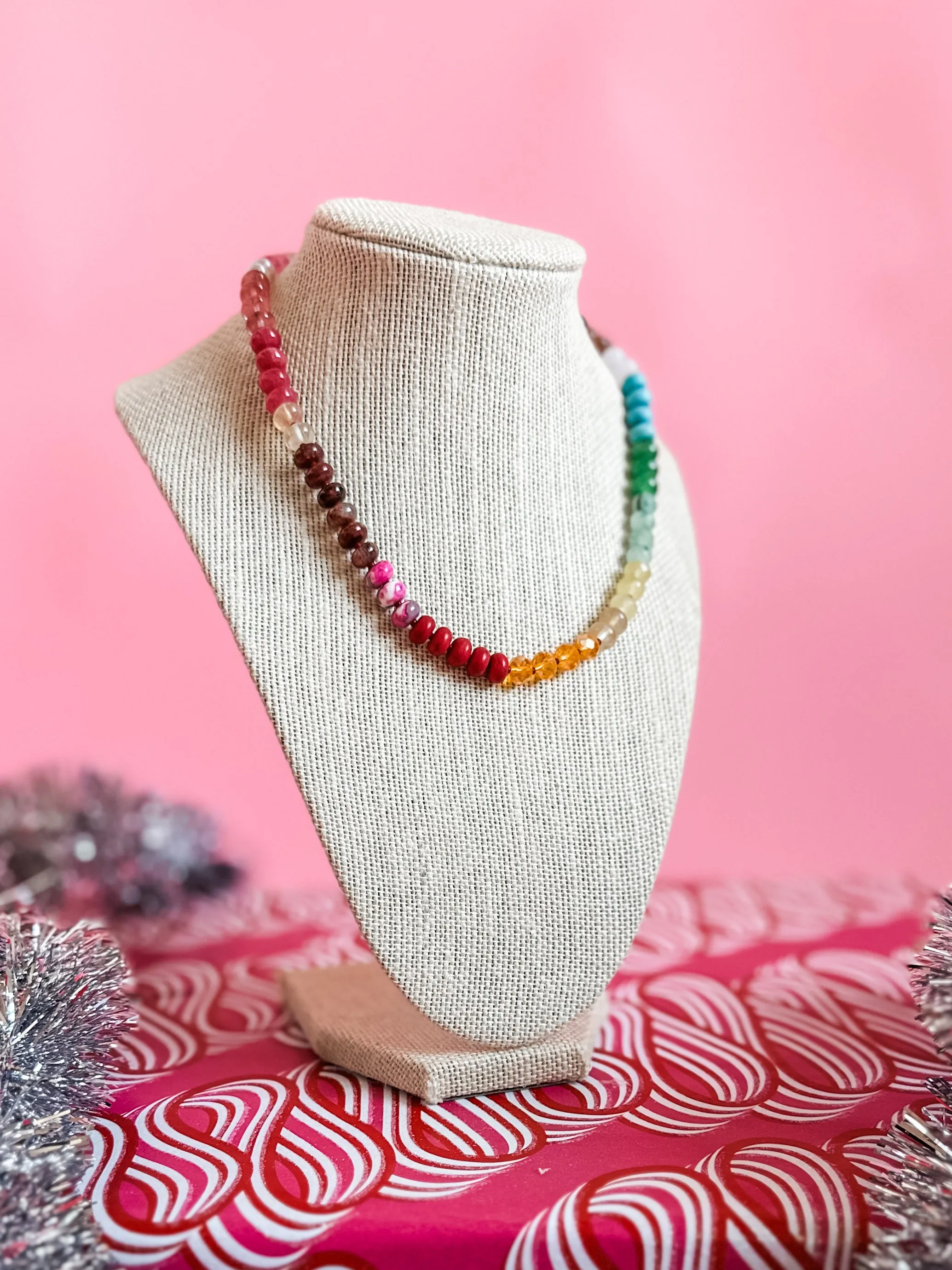 Gemstone Necklace | Natural Agate