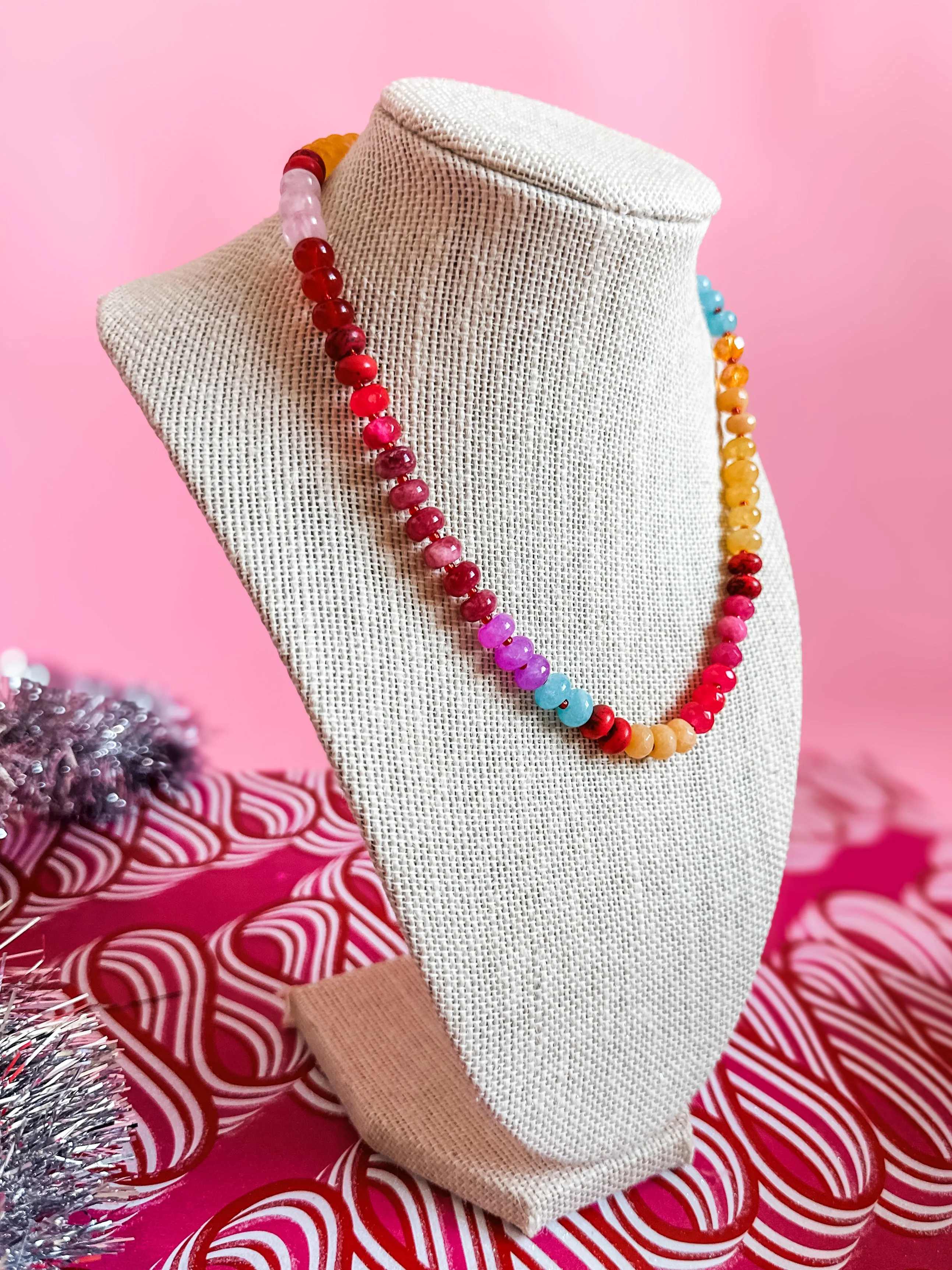Gemstone Necklace | Natural Agate