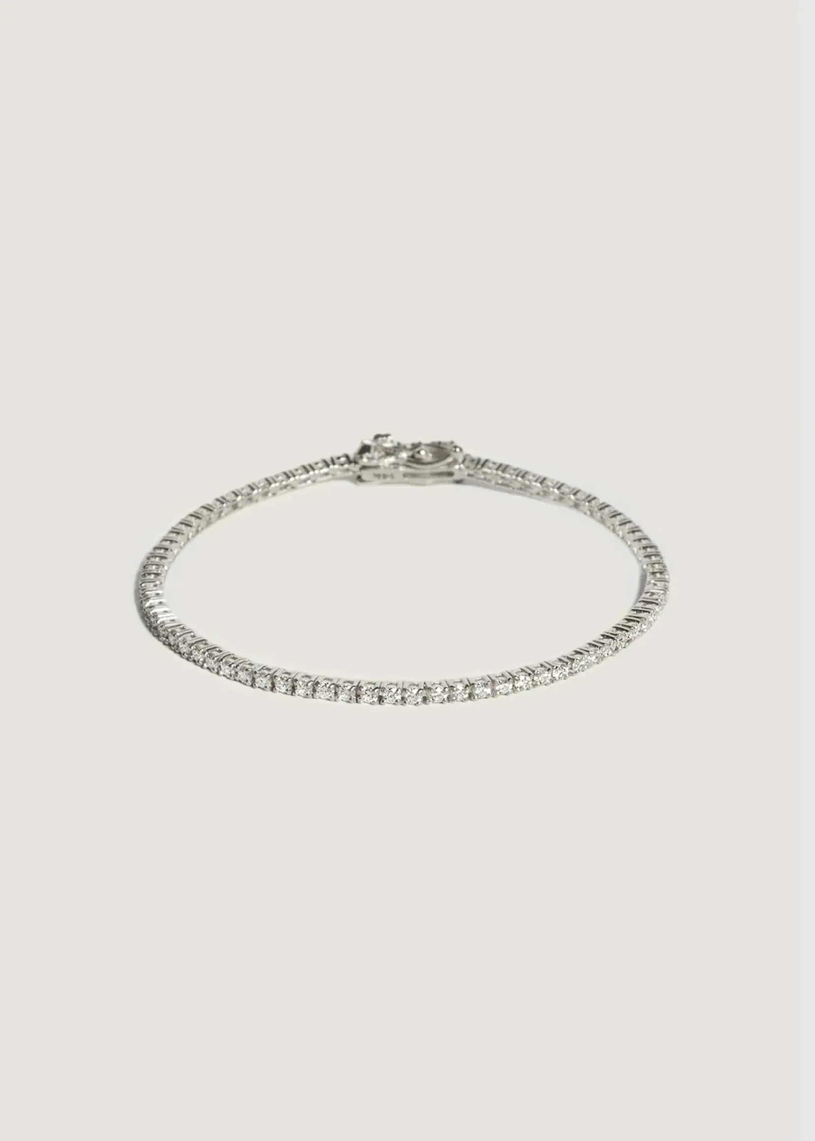 Genoveva 4MM 4 Prong Round Moissanite Tennis Bracelet