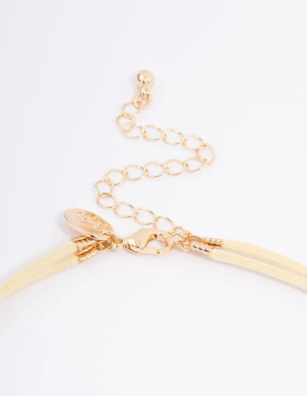 Gold Multi Detail Flower Choker