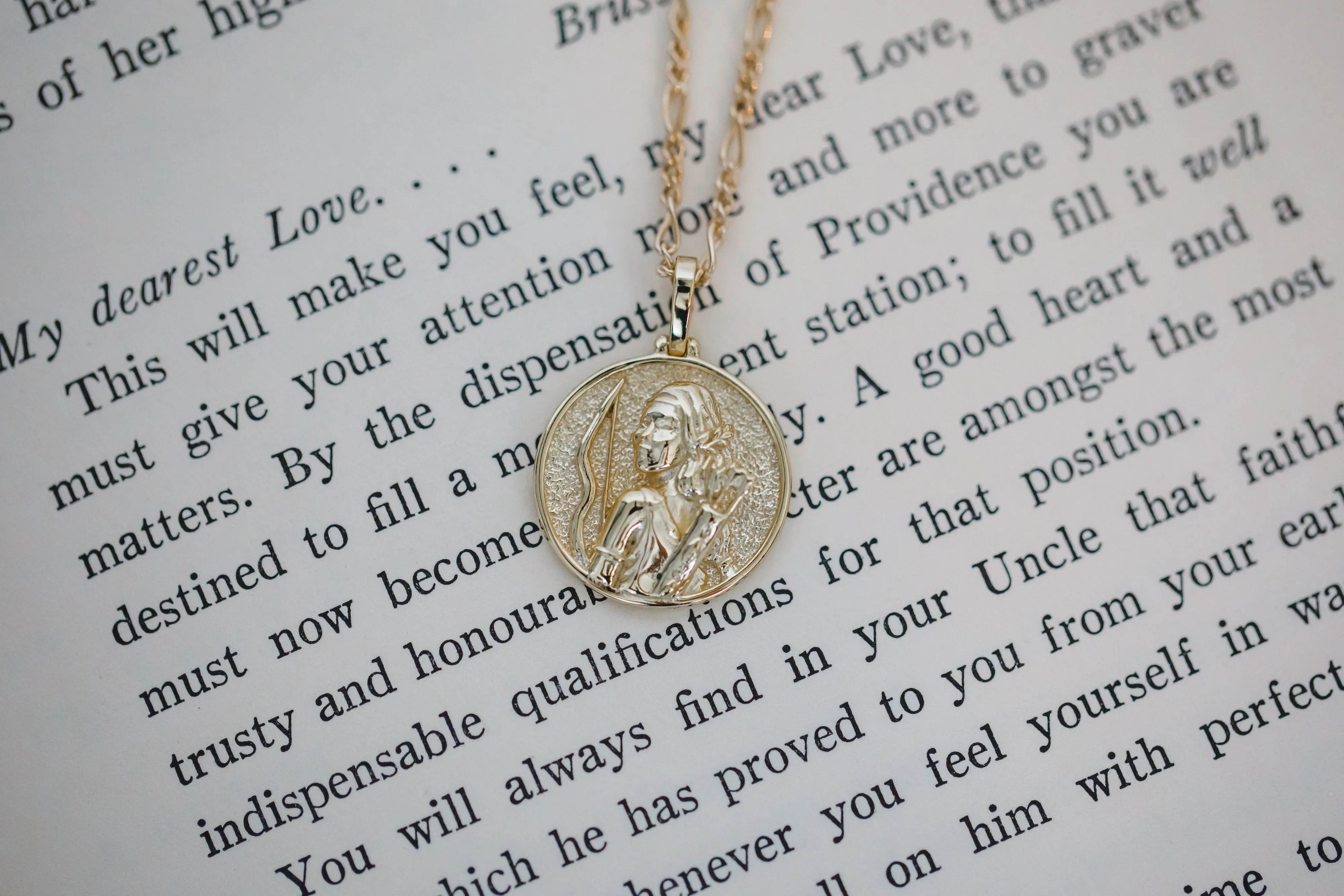 greek goddess coin necklace