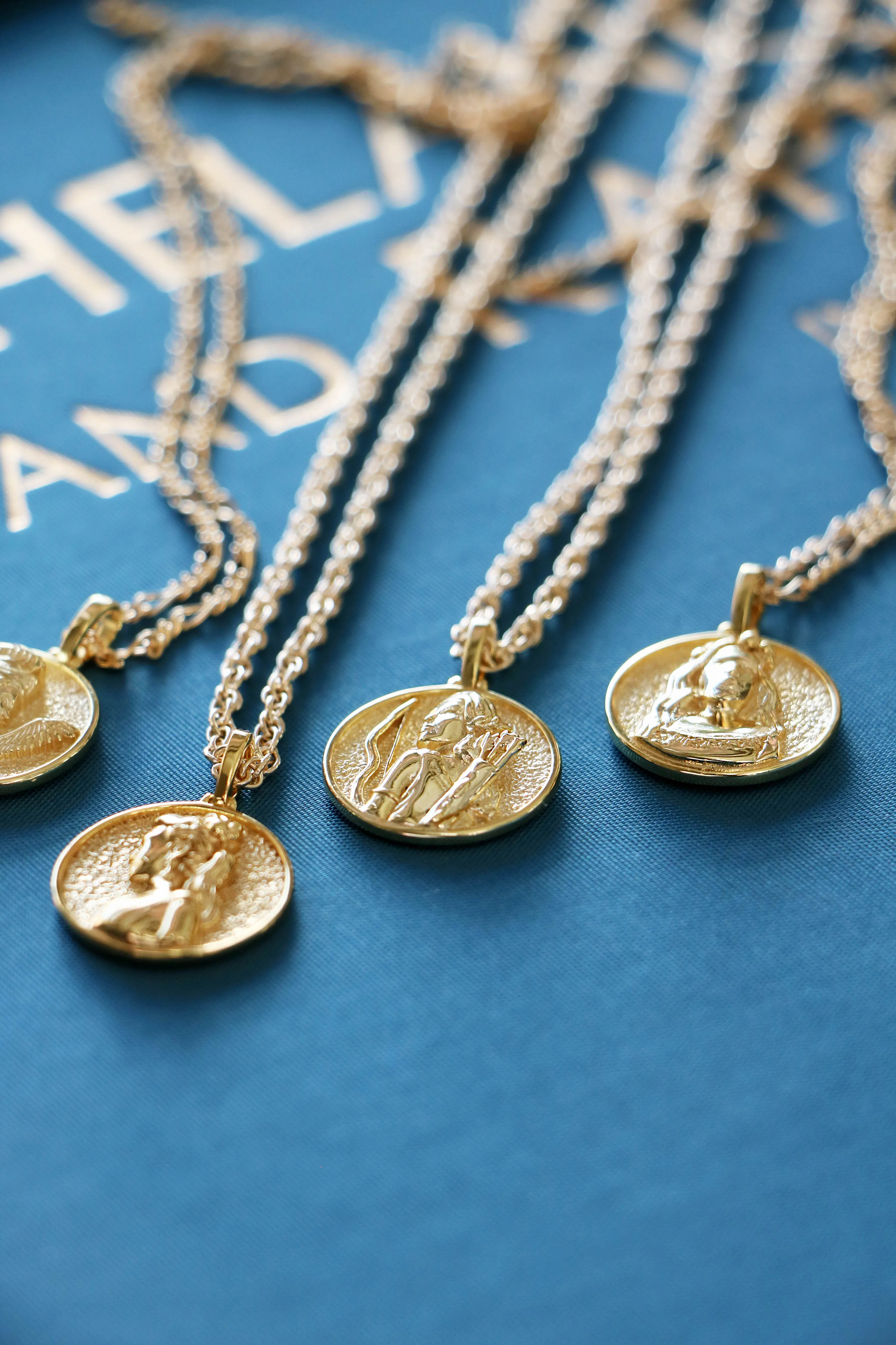 greek goddess coin necklace