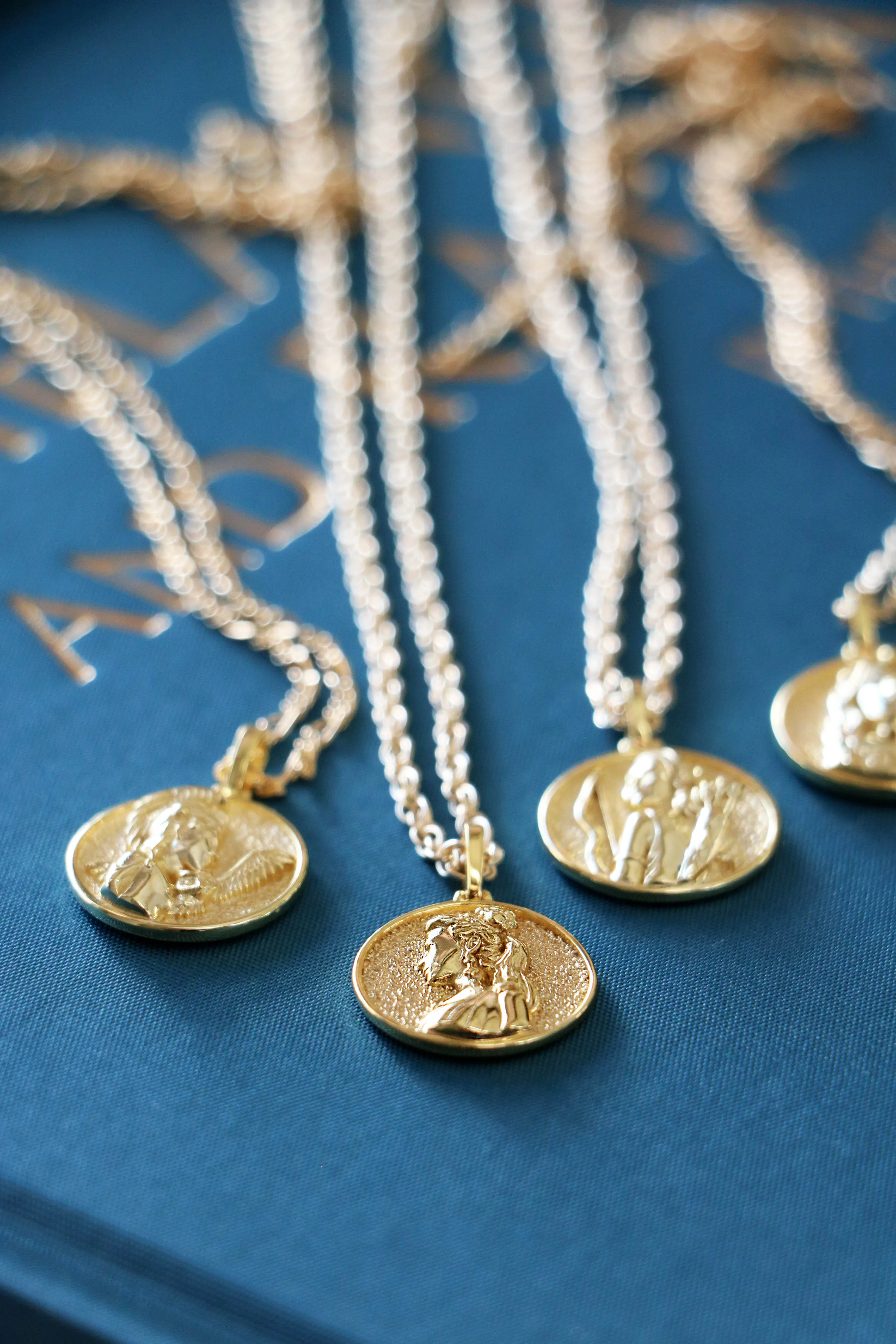 greek goddess coin necklace
