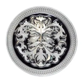 Green Man Celtic Belt Buckle