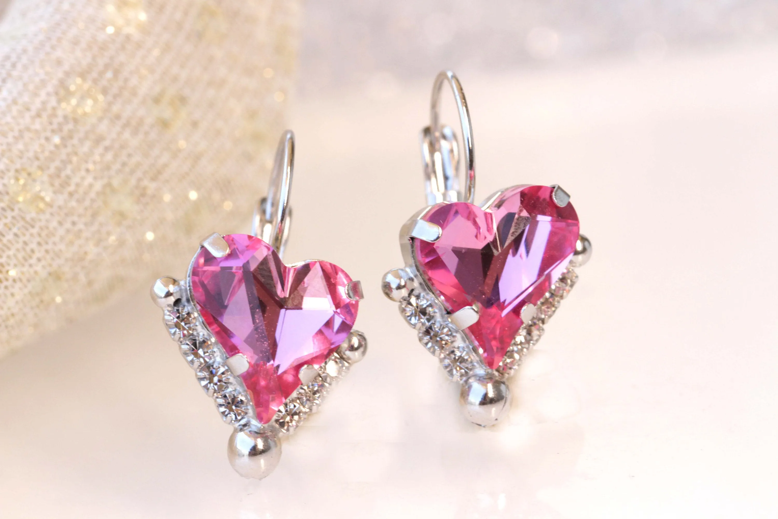 HEART Ab Crystal Necklace
