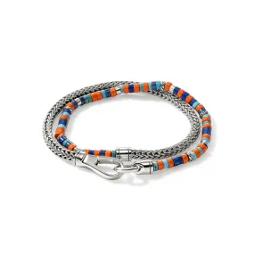 Heishi Chain Wrap, Sterling Silver|BUS9012551ORLPZTQ