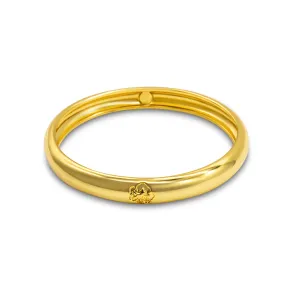 Hibiscus Bangle- Gold