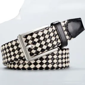 High Quality Designer Woven Belts