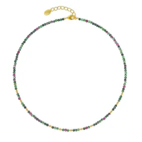 Indina Ruby Zoisite Necklace - 83936086