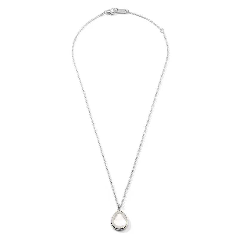 Ippolita Sterling Silver Wonderland Teardrop Necklace in Mother of Pearl Doublet, 16-18 inch