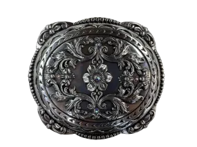 Ladies Floral Western Buckle