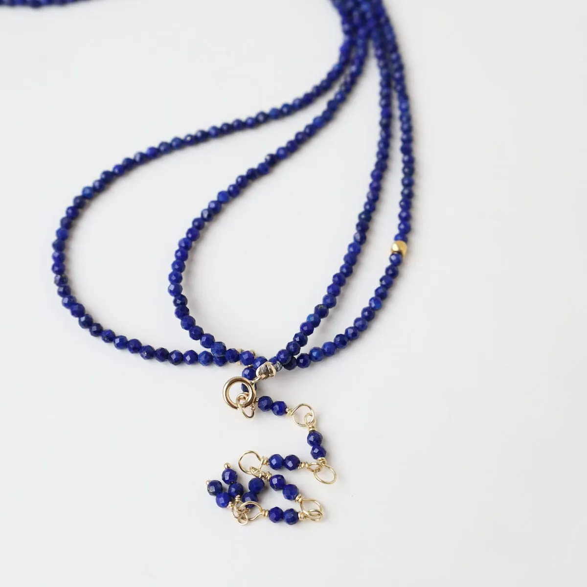 Lapis Wrap Bracelet & Necklace