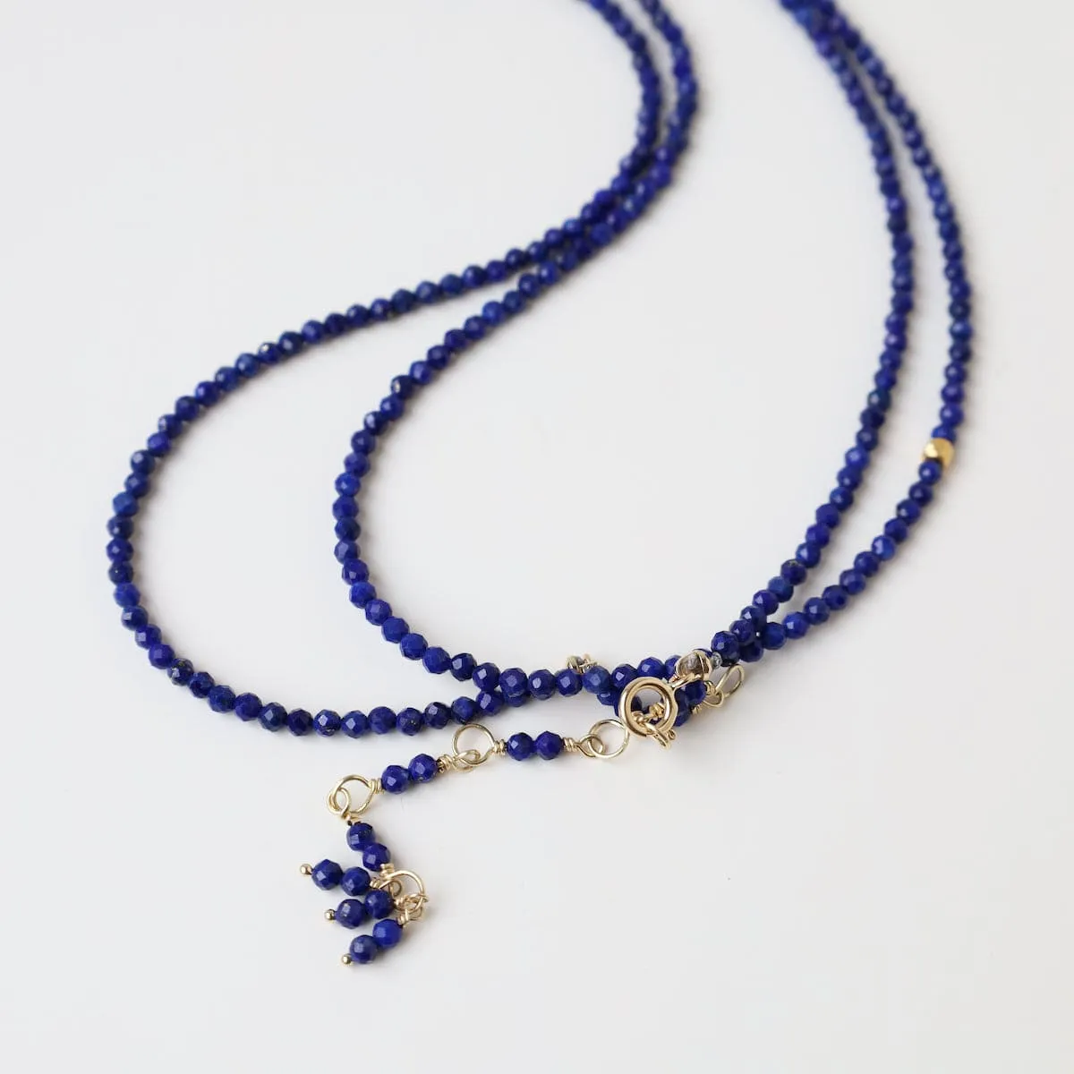 Lapis Wrap Bracelet & Necklace