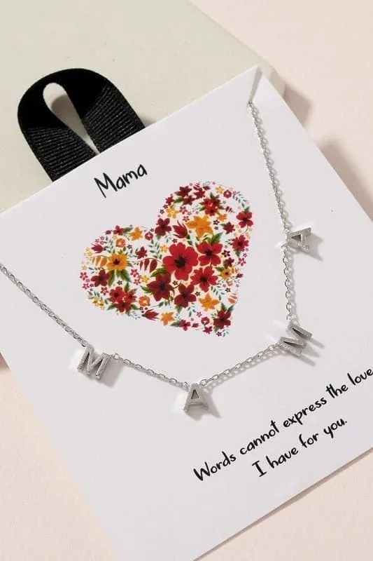 MAMA Charm Necklace