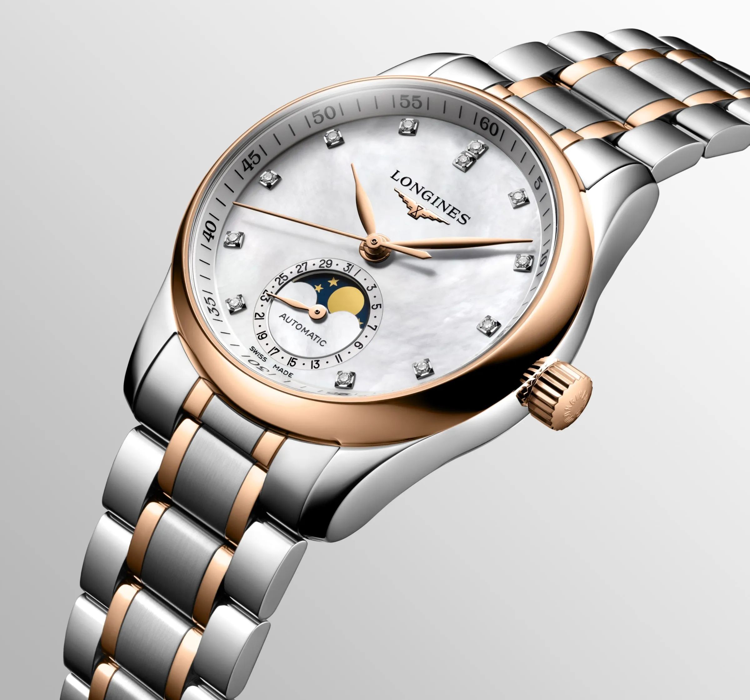 Master Collection Mother of Pearl Moon Phase 34mm