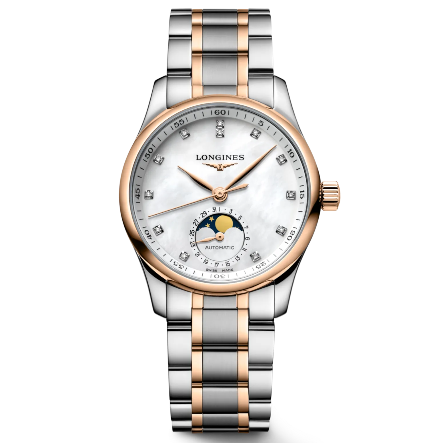 Master Collection Mother of Pearl Moon Phase 34mm