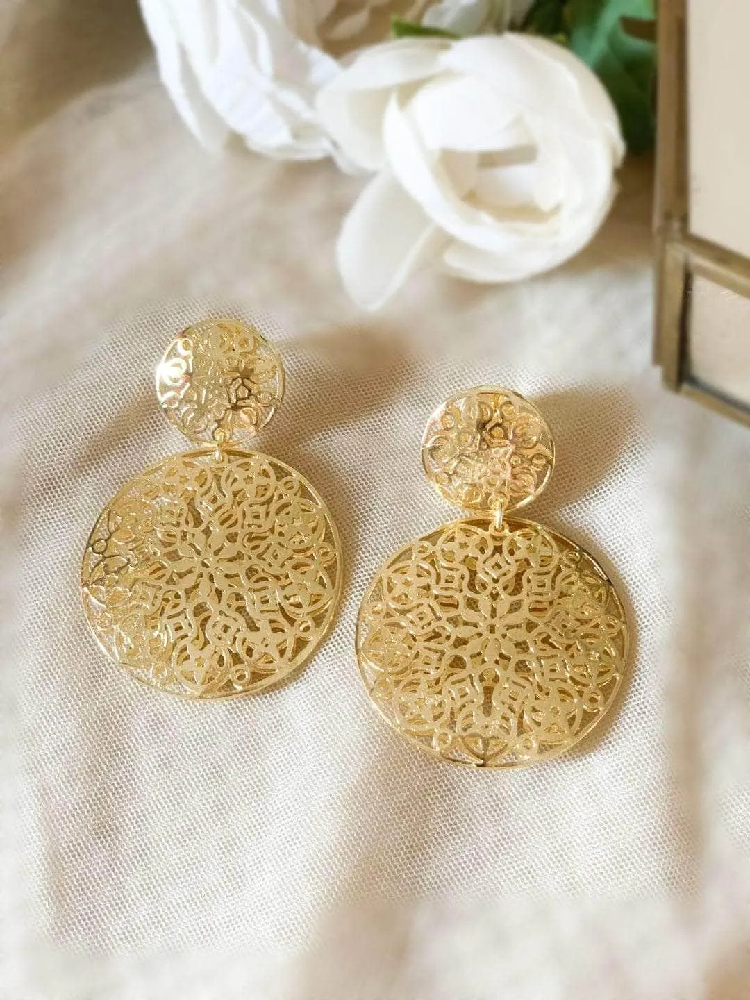 Minimalistic Stencil Earring Silver