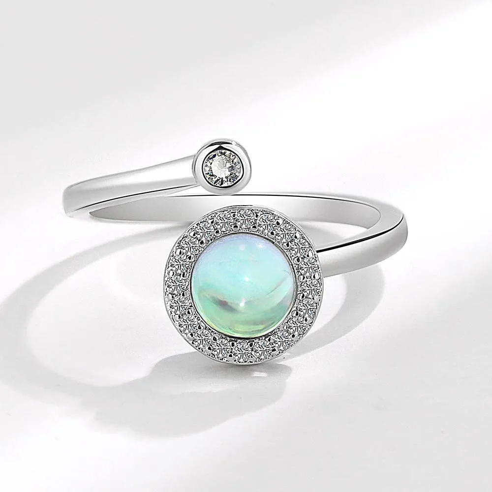 Moonstone Fidget Ring