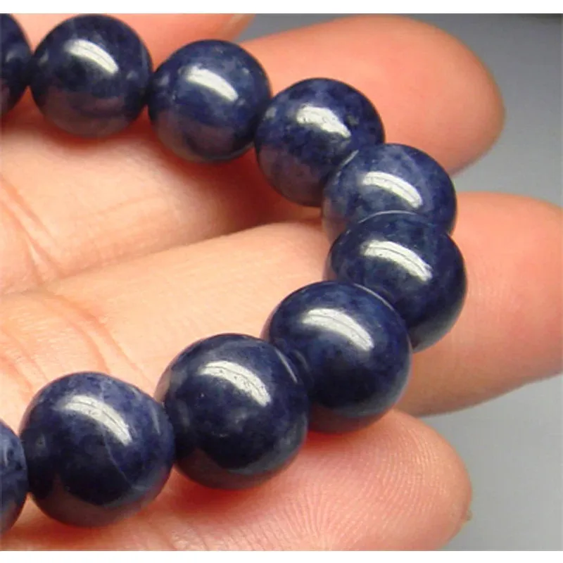 Natural Sapphire Bracelet, September Birthstone Jewelry Gift for Women, Mom Gift, Blue Sapphire Jewelry, Crystal Bracelet, Gemstone Bracelet