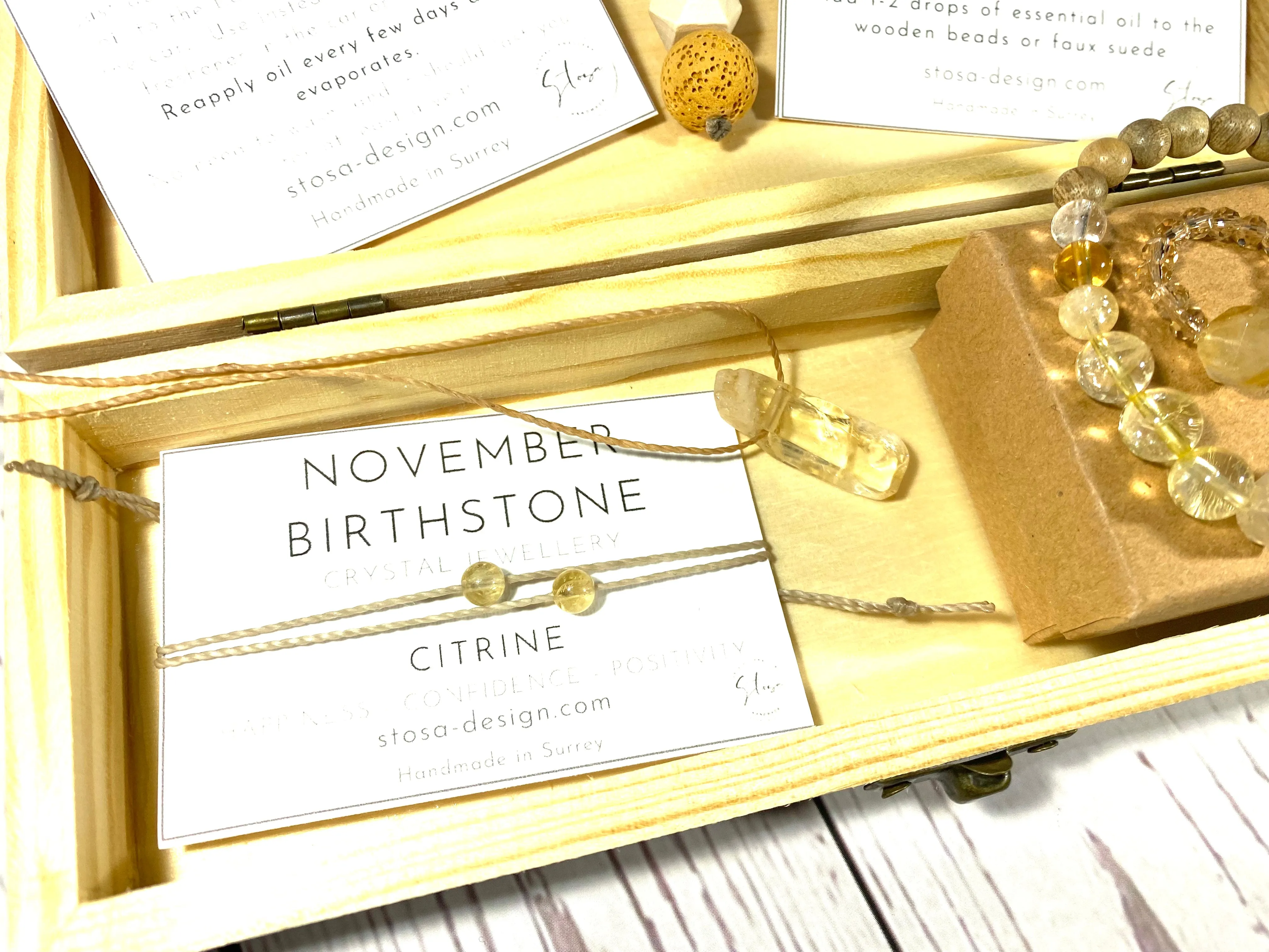 November Crystal Gift Box