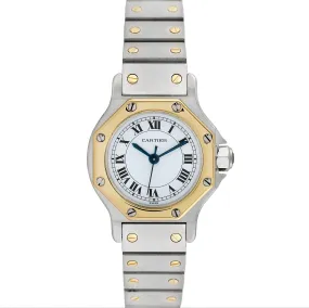 Pre-owned Cartier Ladies Santos Octagon #26