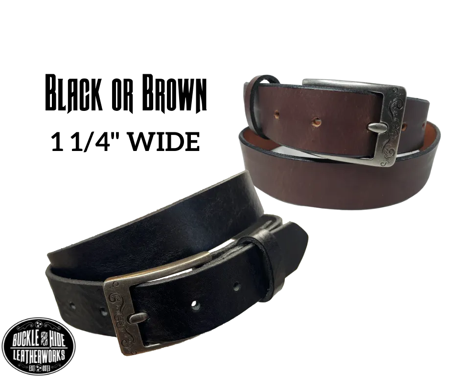 "The Central City" Leather Belt