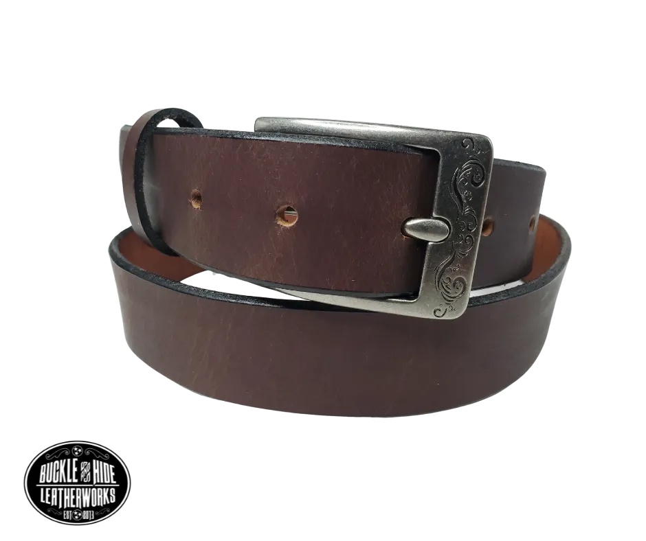 "The Central City" Leather Belt