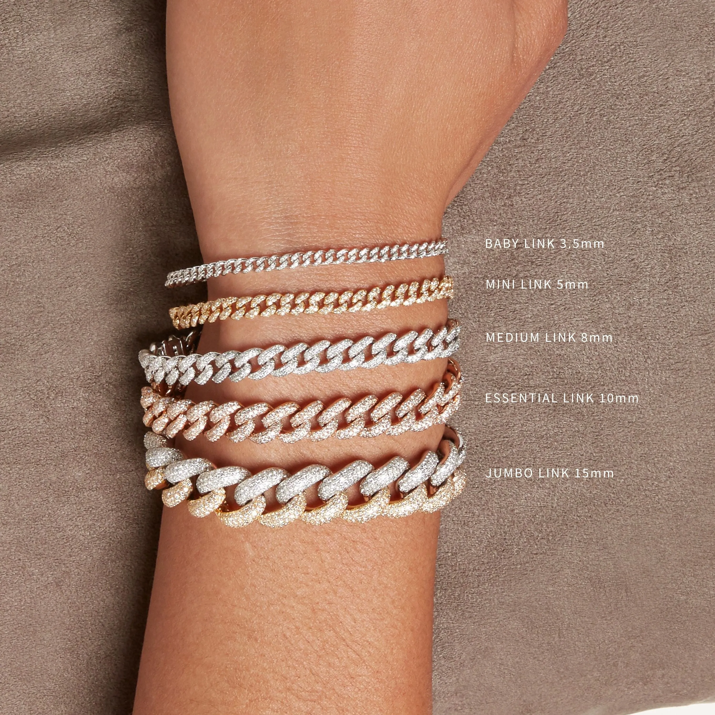 READY TO SHIP BLUE SAPPHIRE ESSENTIAL LINK BRACELET