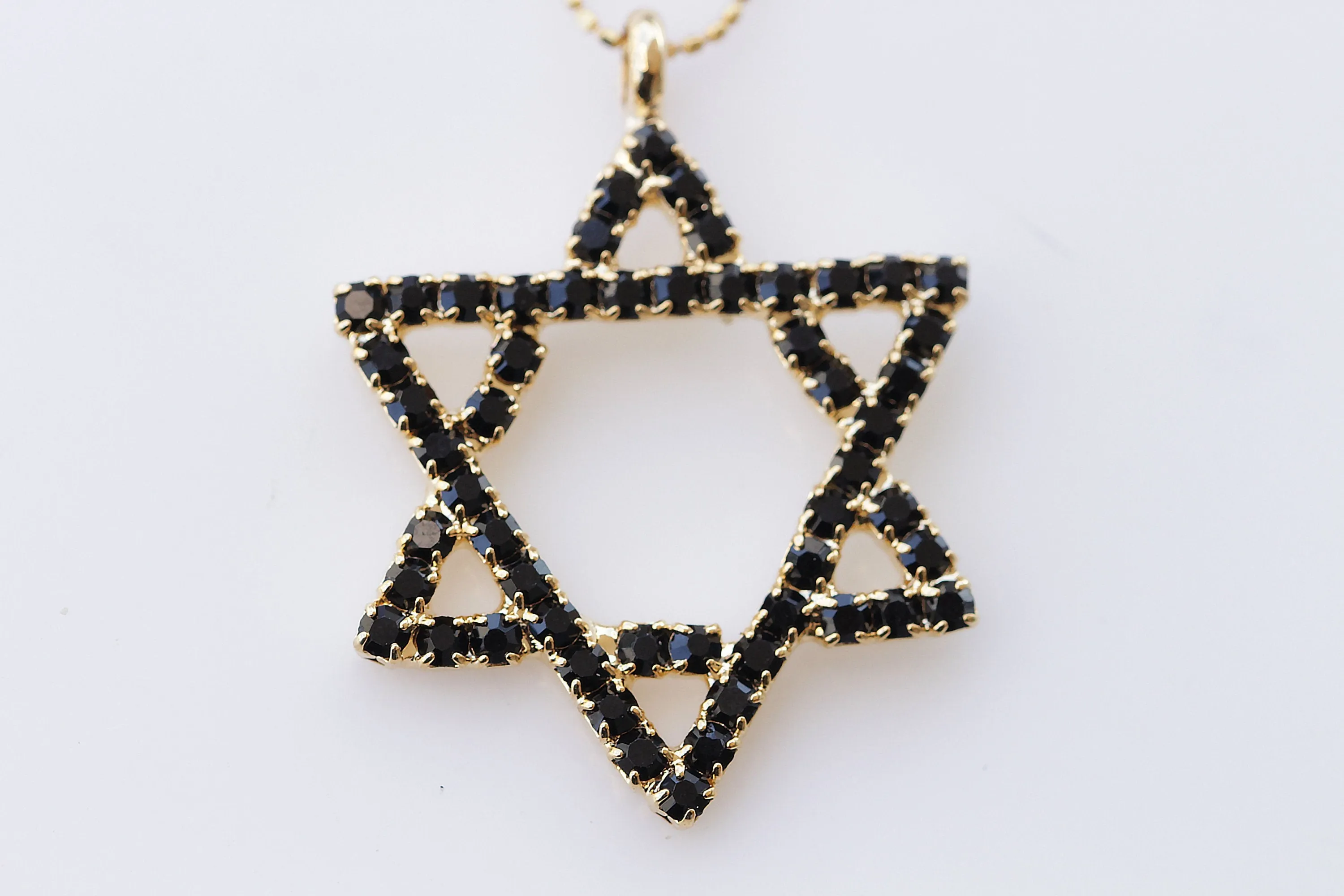 RED STAR OF David Necklace