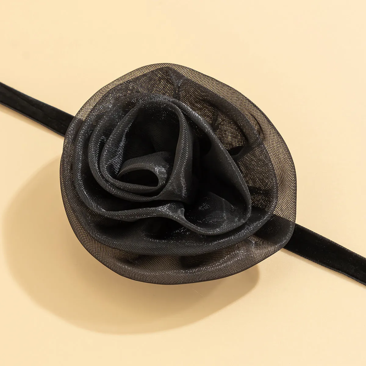Rose Choker Retro Flower Necklace for Women