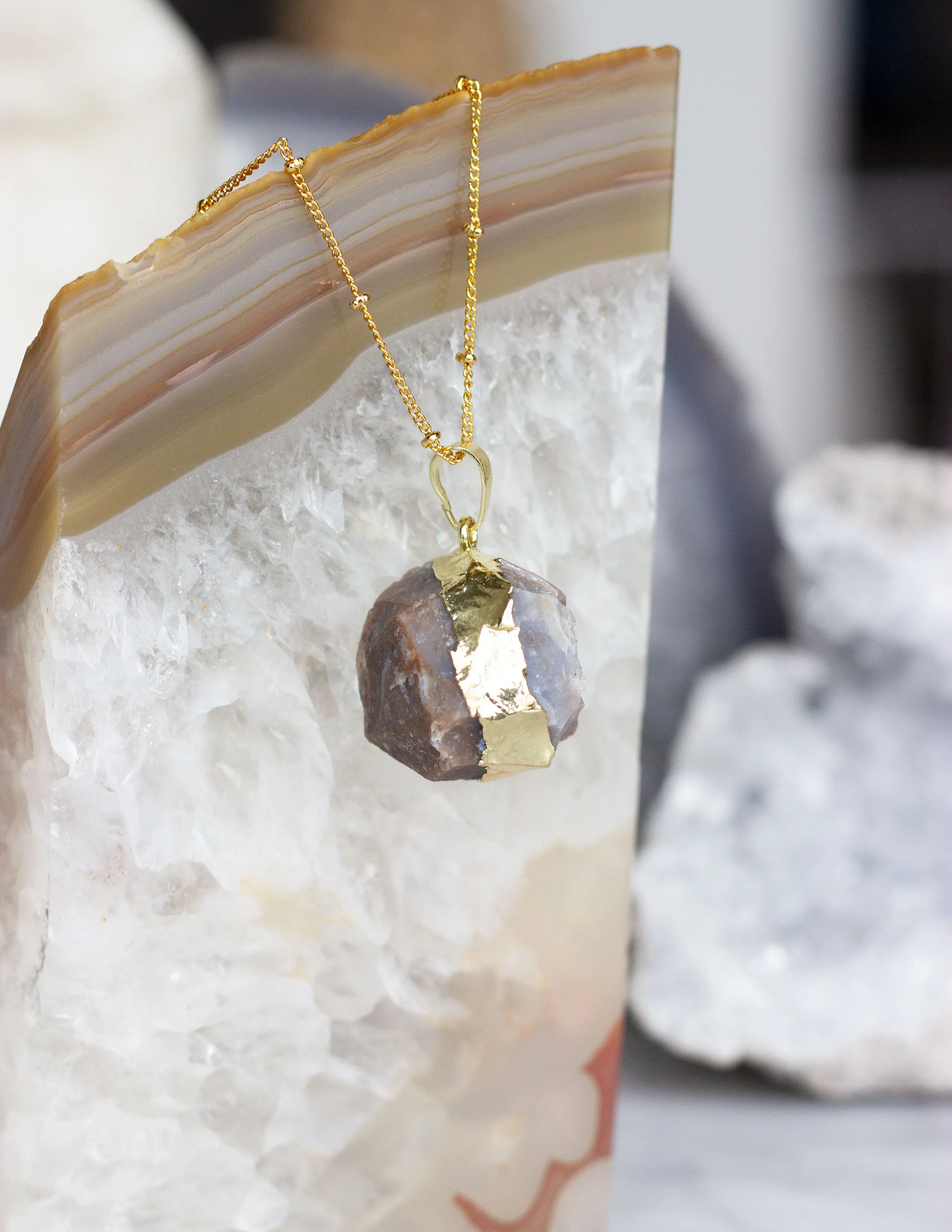 ROUND JASPER PENDANT- 0309